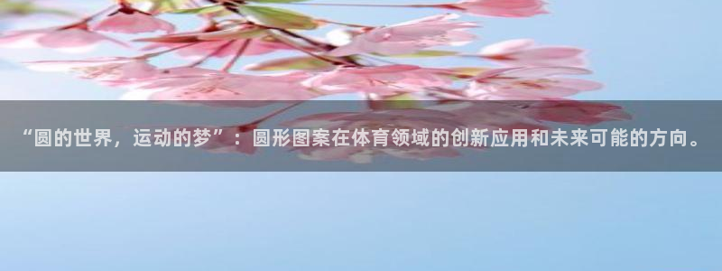 三亿体育网页版：“圆的世界，运动的梦”：圆形图案在体育领域的创新应用和未来可能的方向。
