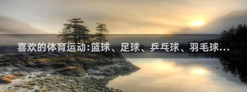 三亿体育：喜欢的体育运动:篮球、足球、乒乓球、羽毛球...