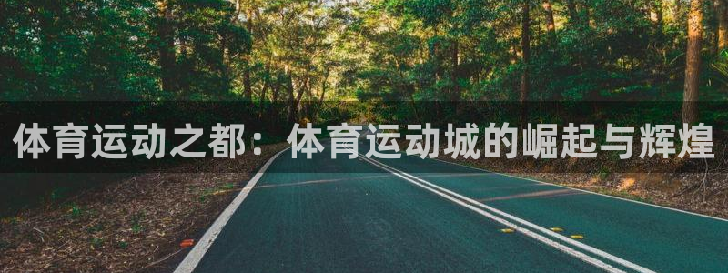 三亿体育网：体育运动之都：体育运动城的崛起与辉煌